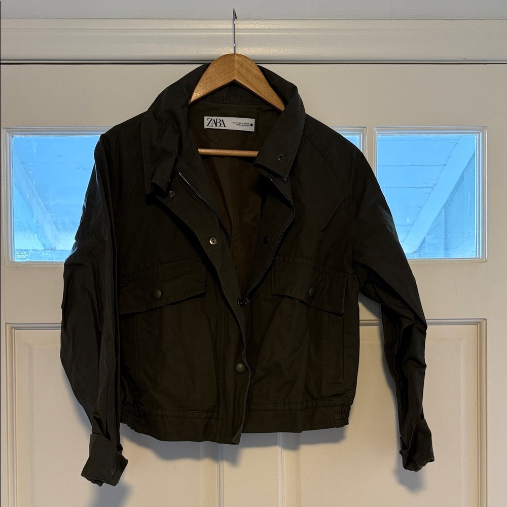 Zara Women's Dark Utility Jacket